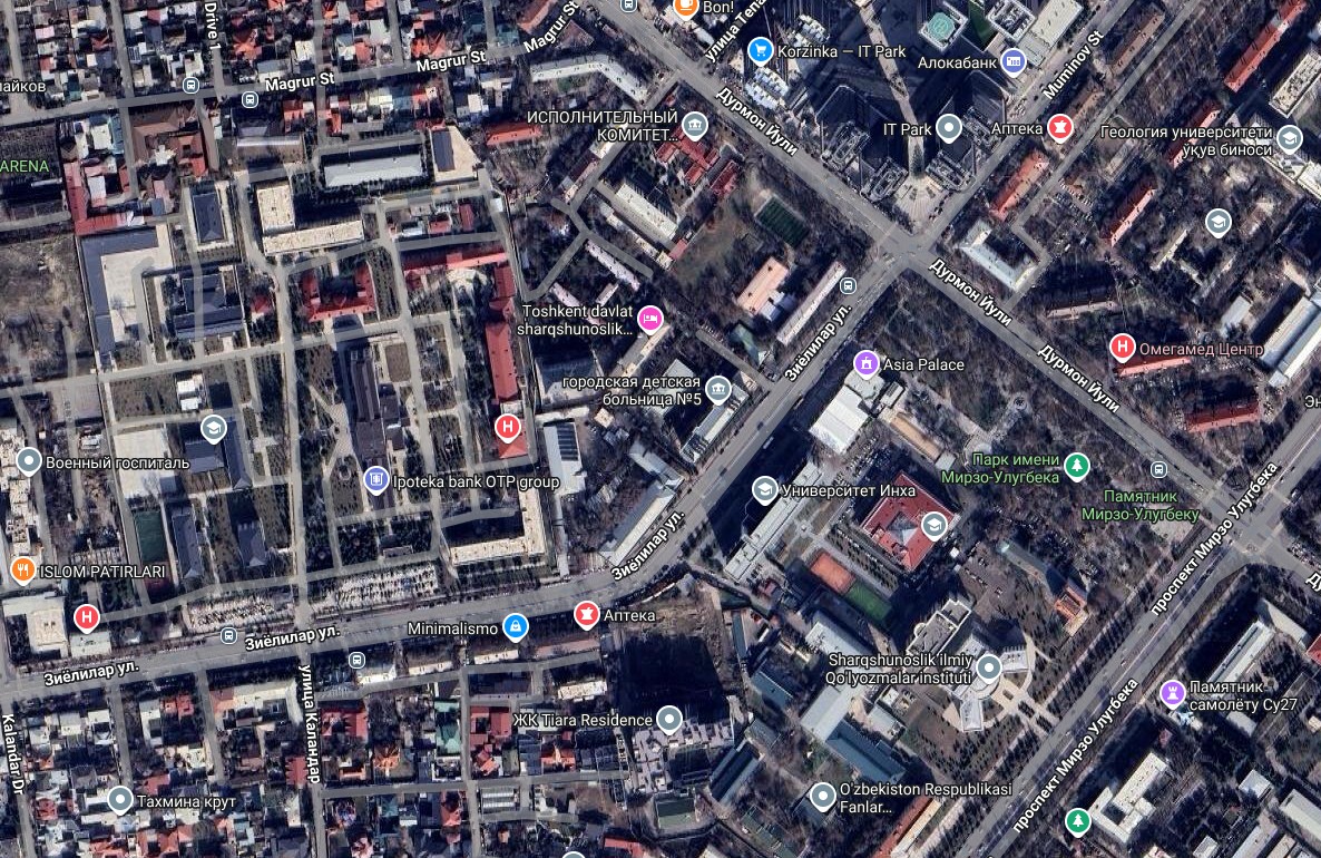 Одну из улиц Ташкента перекроют из-за ремонта