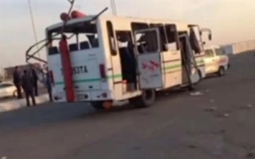 В Кашкадарье взорвался газовый баллон в автобусе, пострадали четыре человека (видео)