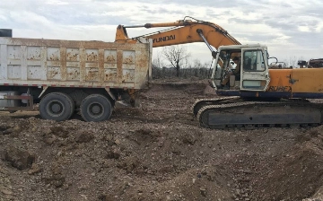 Под Ташкентом незаконно добыли песчано-гравийную смесь почти на 2 млрд сумов