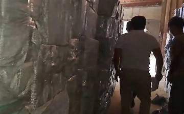 В Узбекистан пытались незаконно провезти сигареты почти на 13 млрд сумов (видео)